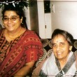 Sunanda Gandhi with daughter Archana Prasad
