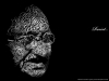 Gandhi in Type by Dencii