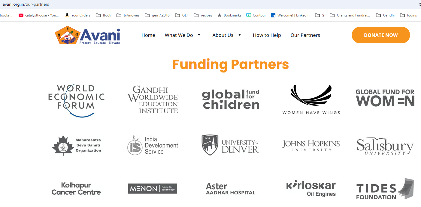 Gandhi Worldwide Education Institute Funding Partner